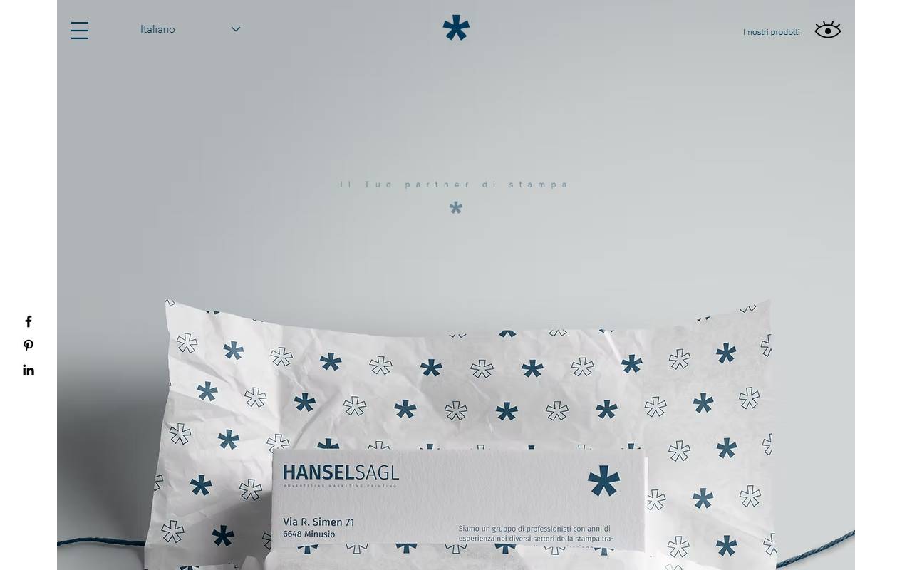 Anteprima del sito: HANSEL Sagl
