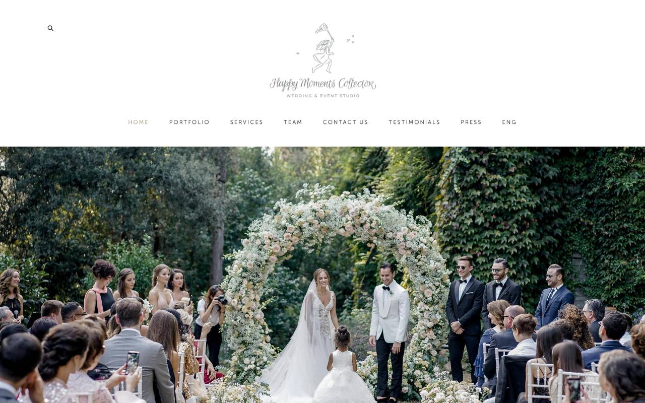 Anteprima del sito: Happy Moments Collector Sagl