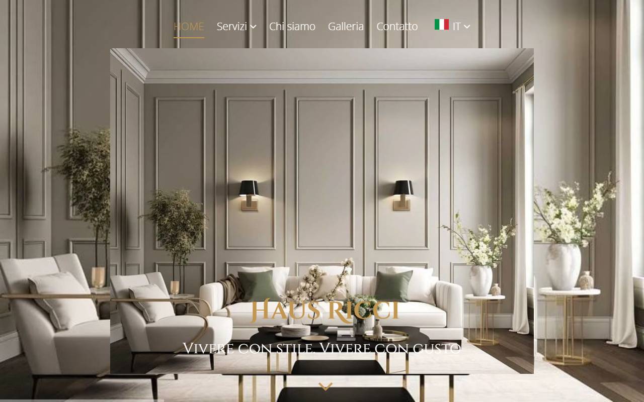 Anteprima del sito: HAUS RICCI SAGL