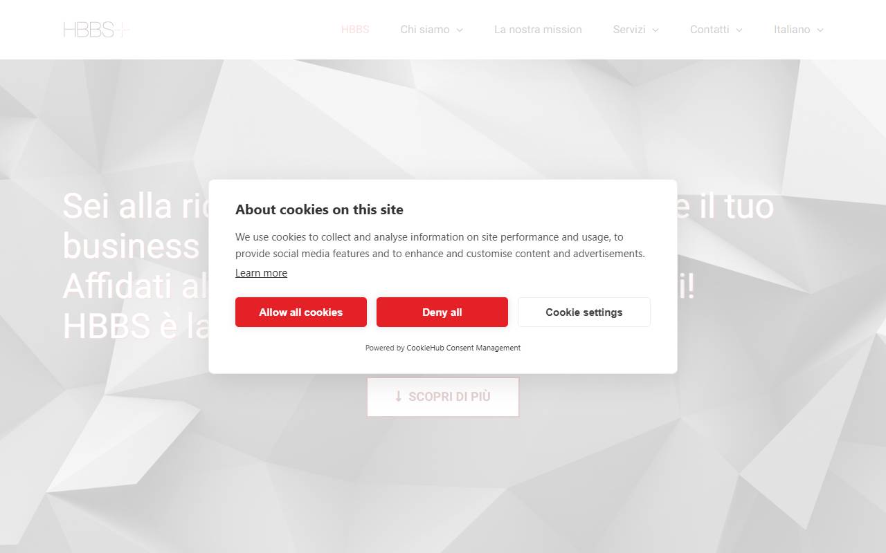 Anteprima del sito: HBBS Health & Beauty Business Support SA