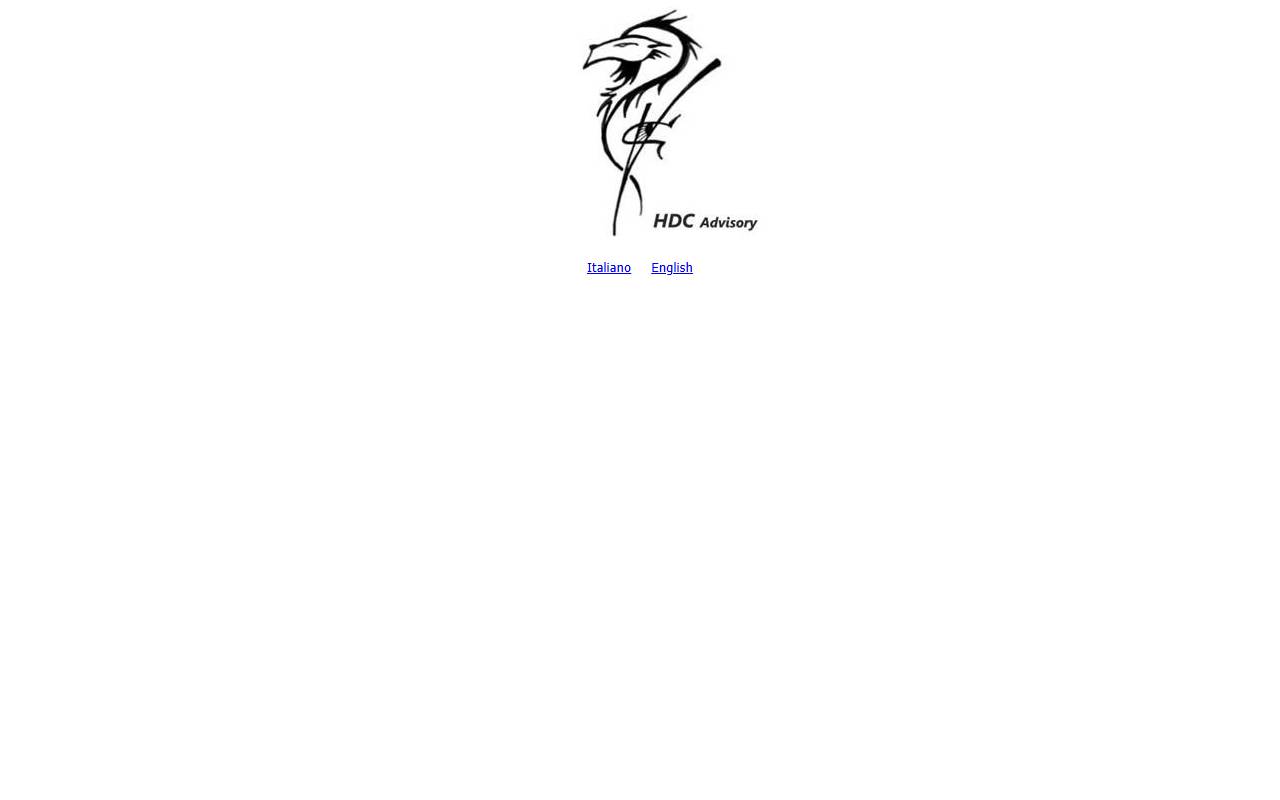Anteprima del sito: HDC Advisory SA