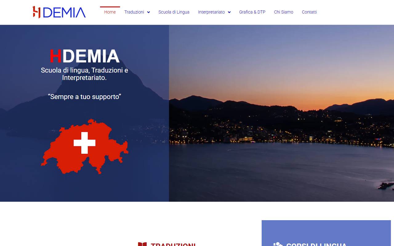 Anteprima del sito: HDEMIA SAGL