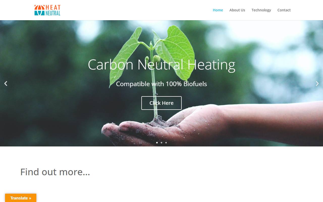Anteprima del sito: HeatNeutral Sagl