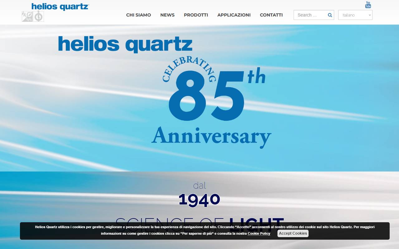 Anteprima del sito: Helios Quartz Group SA