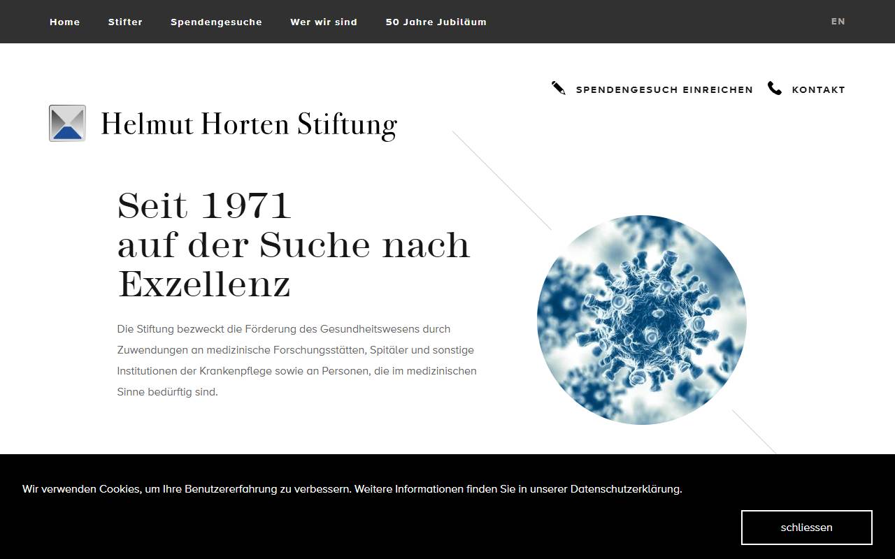 Anteprima del sito: Horten Health Foundation
