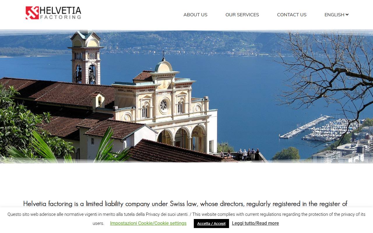 Anteprima del sito: HELVETIA FACTORING SA