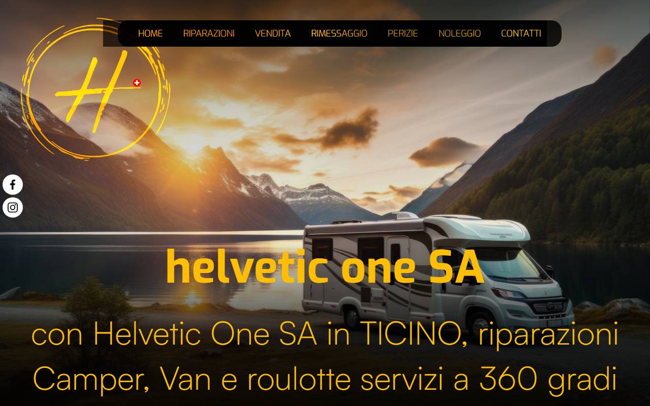 Anteprima del sito: HELVETIC ONE SA