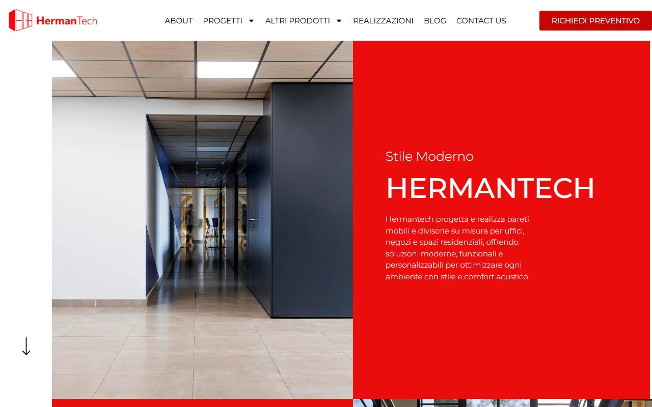Anteprima del sito: Herman Tech Sagl