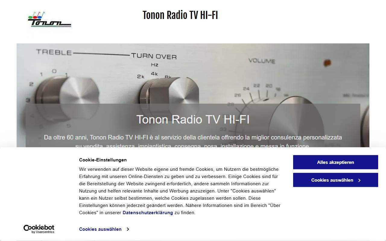 Anteprima del sito: Fernando Tonon