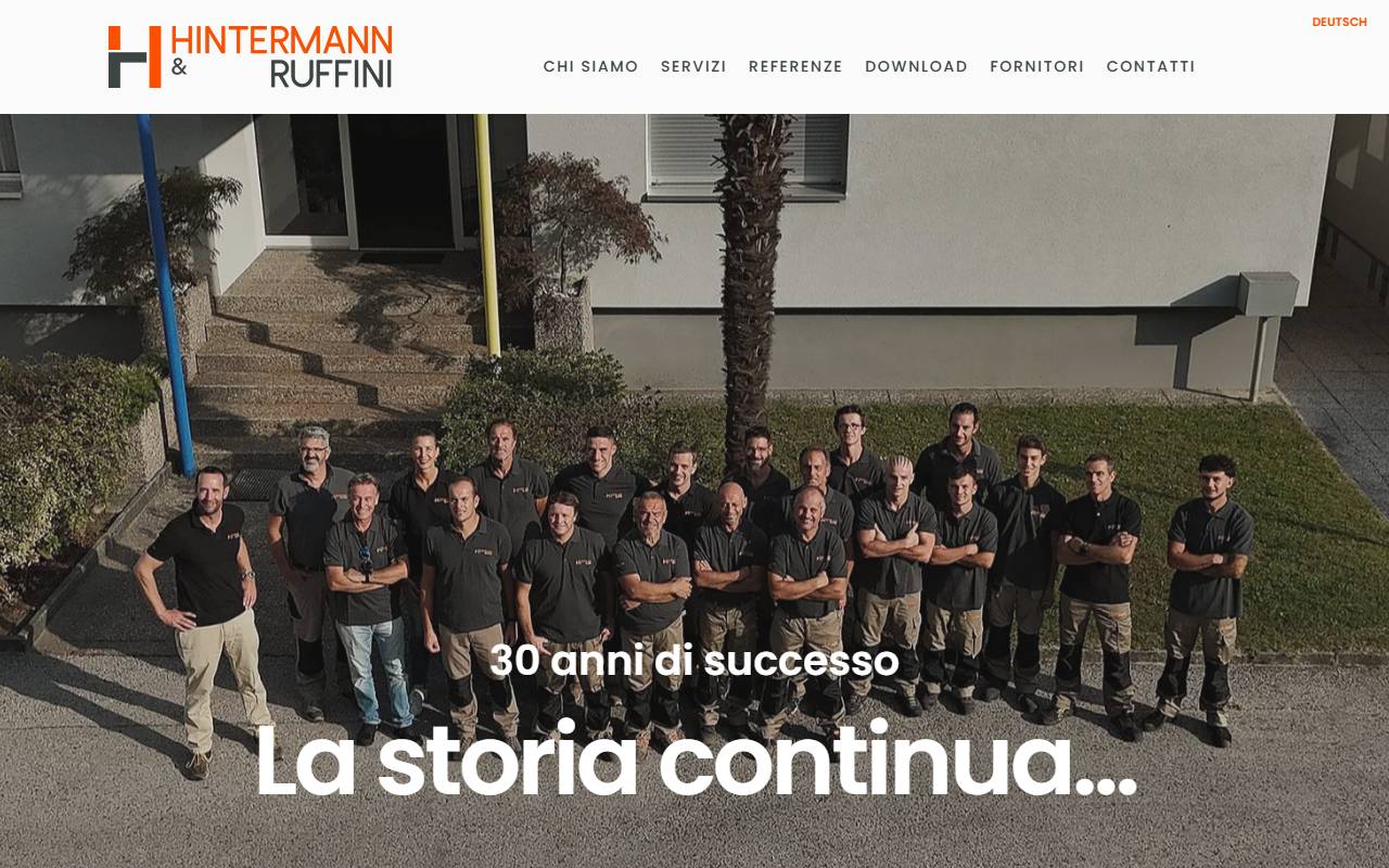 Anteprima del sito: Giacomazzi e Ruffini SA