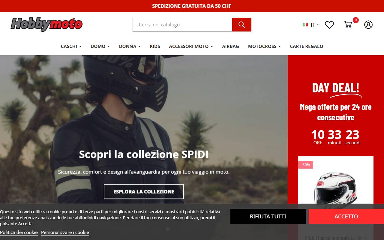 Anteprima del sito: Hobby Moto Sagl