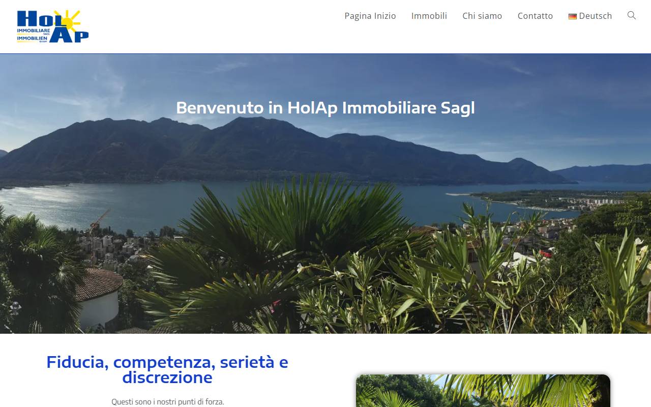 Anteprima del sito: holap immobiliare sagl