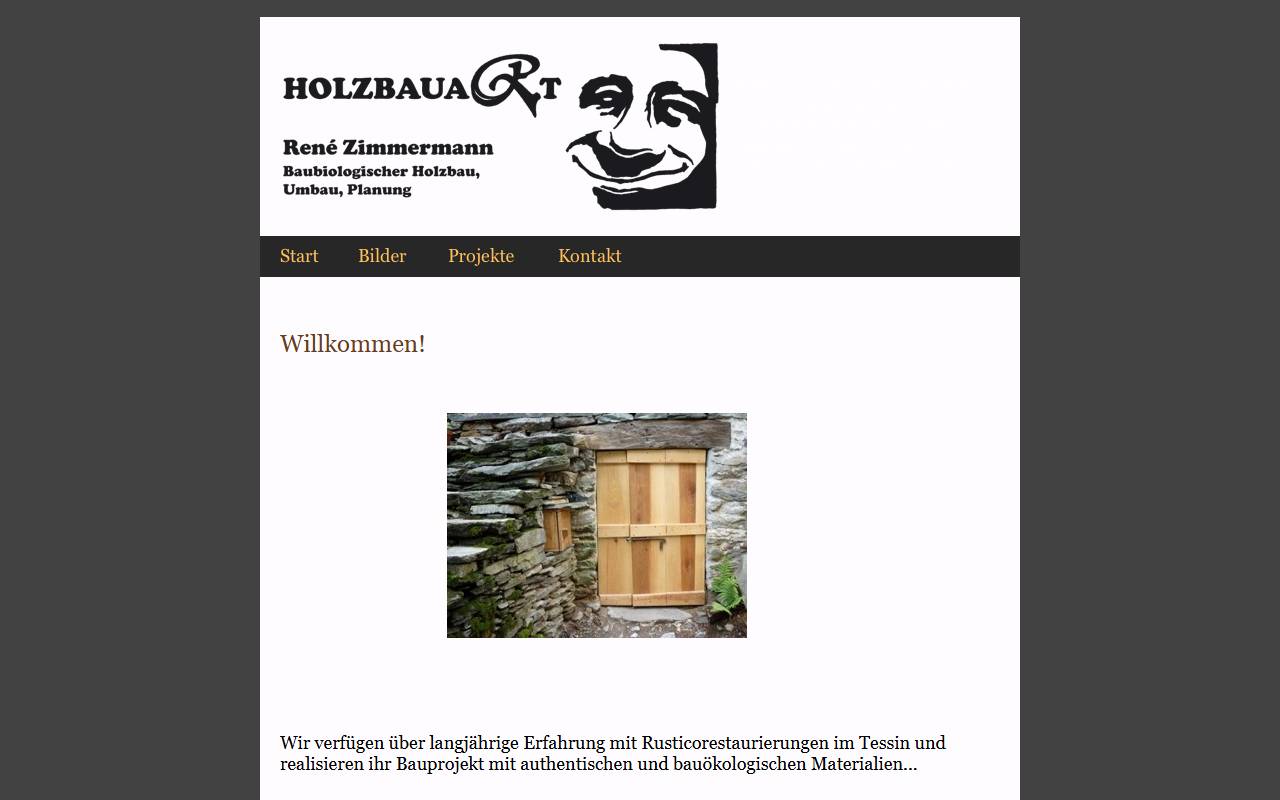 Anteprima del sito: Holzbauart GmbH