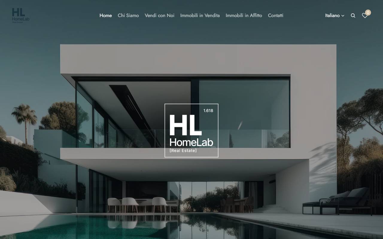 Anteprima del sito: HOME LAB Real Estate Sagl