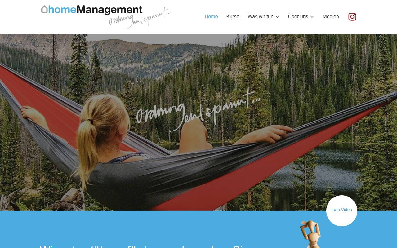 Anteprima del sito: H.M. Home & Management SA