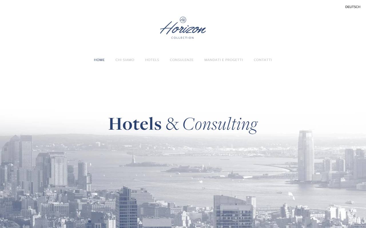 Anteprima del sito: HORIZON COLLECTION HOTELS & CONSULTING SAGL