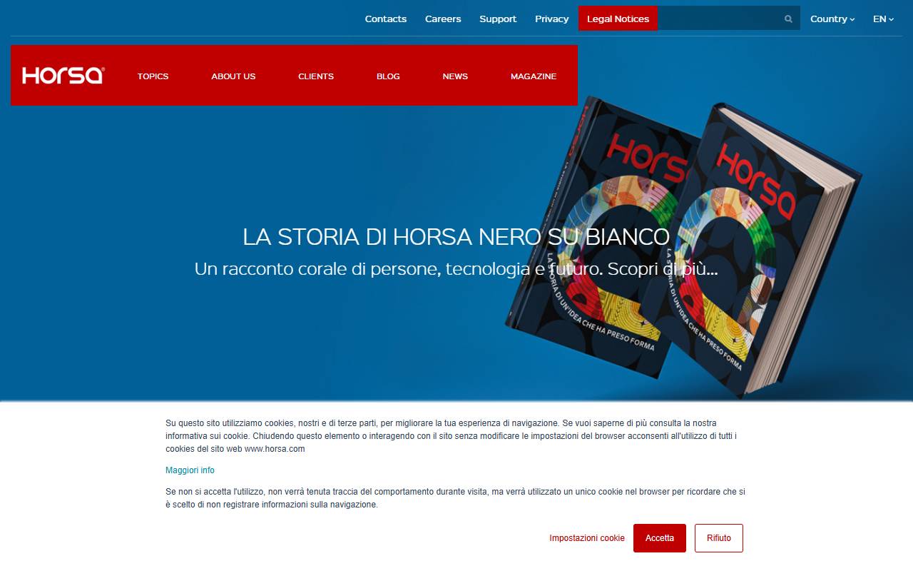 Anteprima del sito: Horsa SA