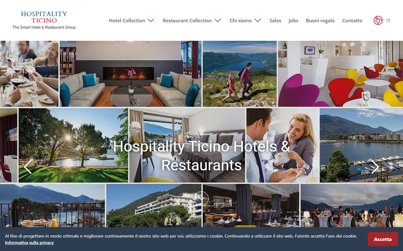 Anteprima del sito: Hospitality & Gastro Services SA