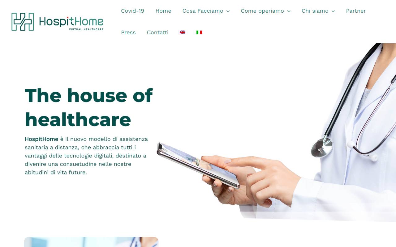 Anteprima del sito: HospitHome SA
