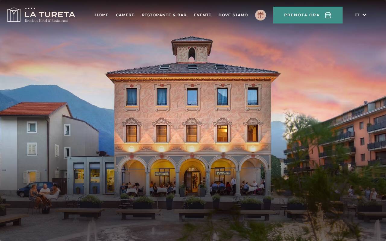 Anteprima del sito: Hotel La Tureta Sagl
