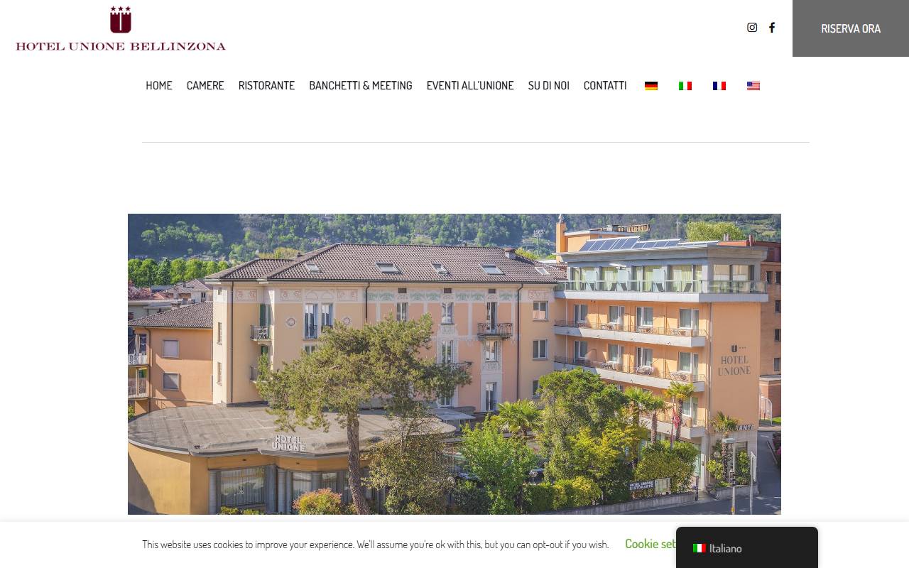 Anteprima del sito: Marco Berini-Albergo Unione