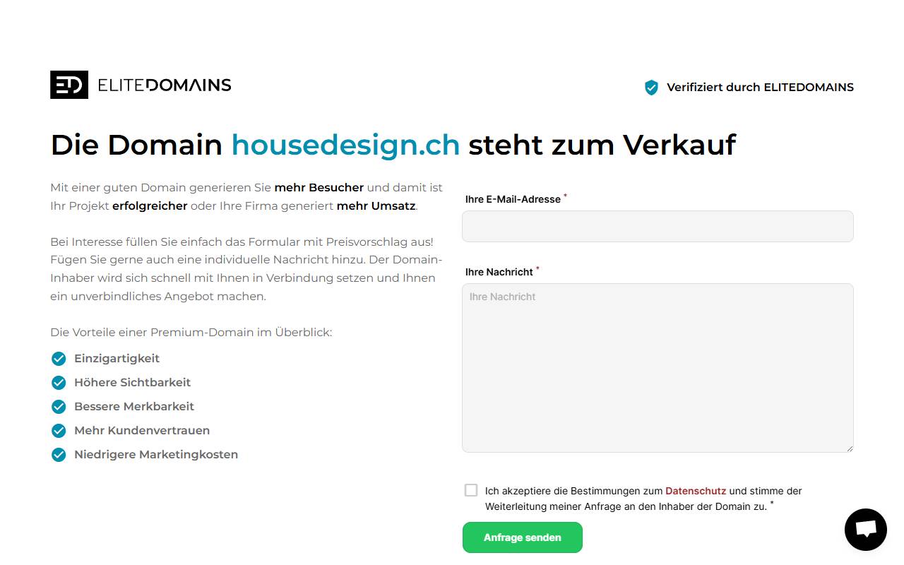 Anteprima del sito: HOUSE DESIGN Sagl