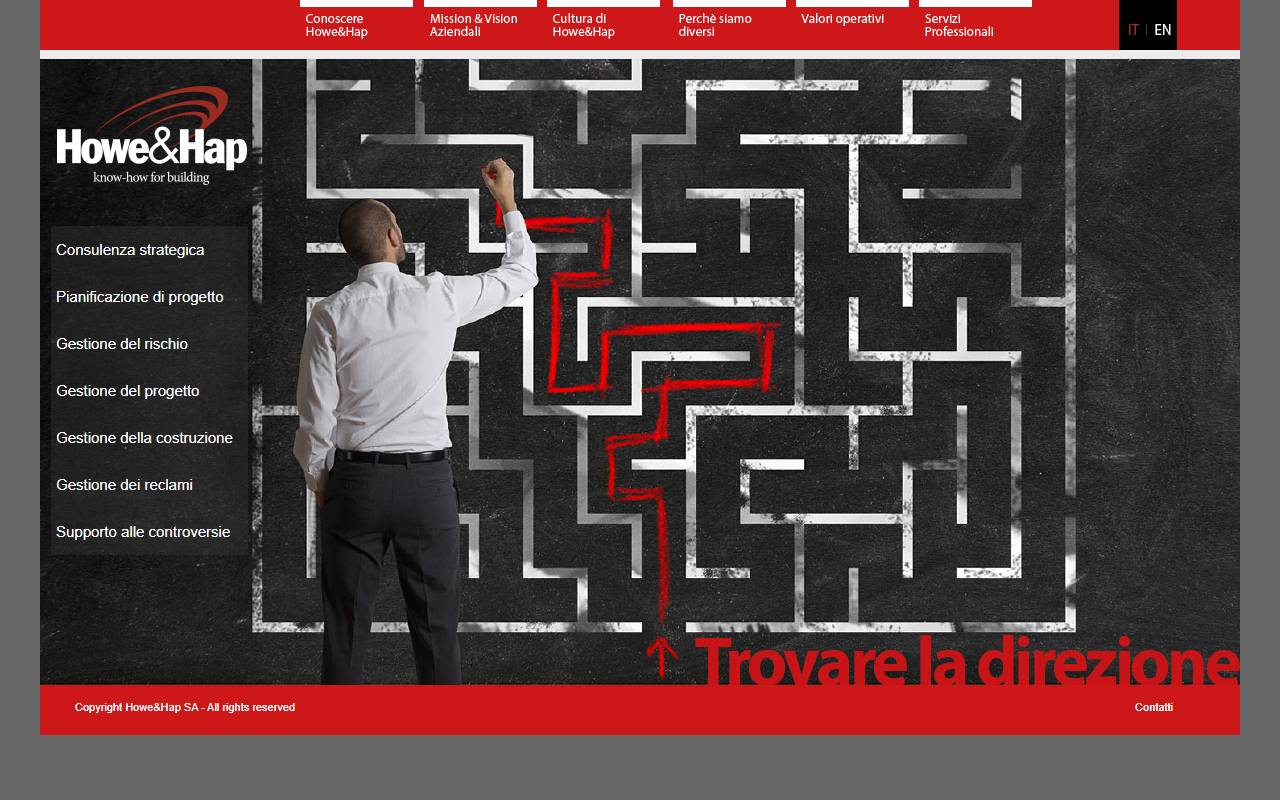 Anteprima del sito: HOWE & HAP SA