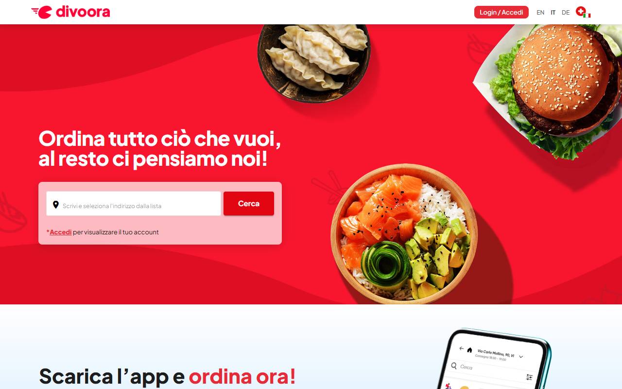Anteprima del sito: HSH Delivery SA
