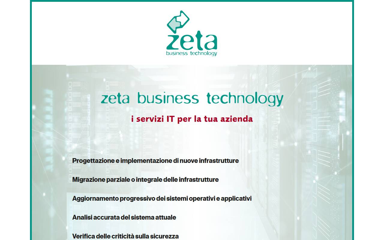 Anteprima del sito: HSI ZETA SA