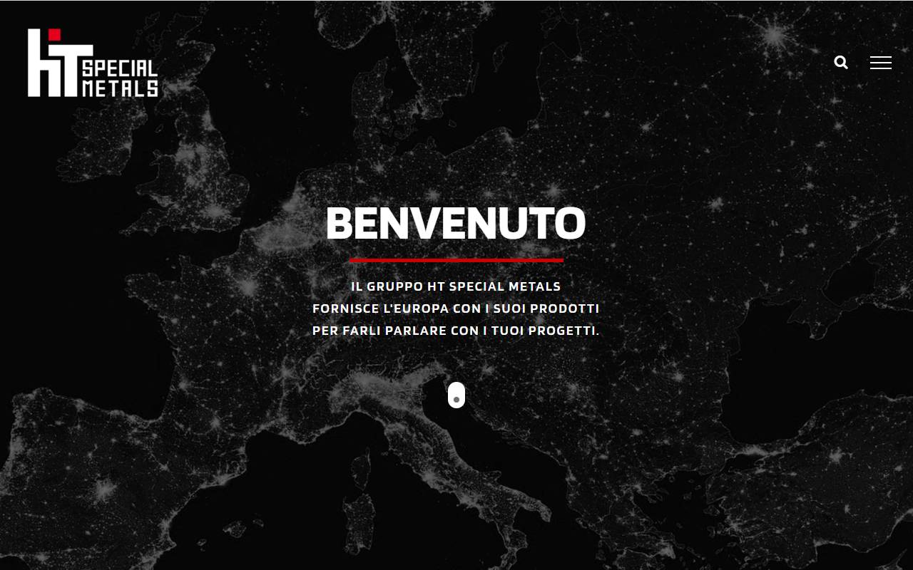 Anteprima del sito: HT SPECIAL METALS SAGL