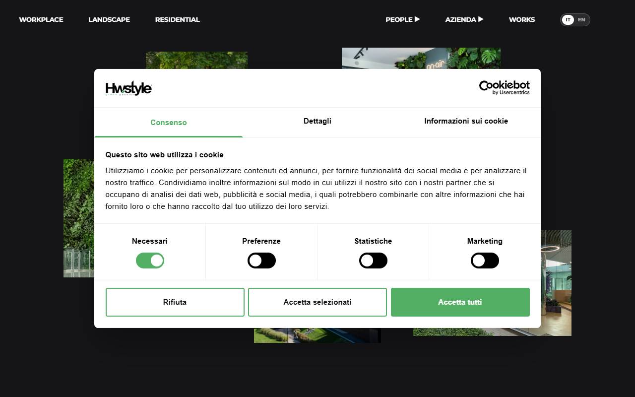 Anteprima del sito: HW Style SA