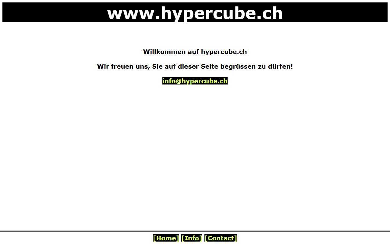 Anteprima del sito: Hypercube SA