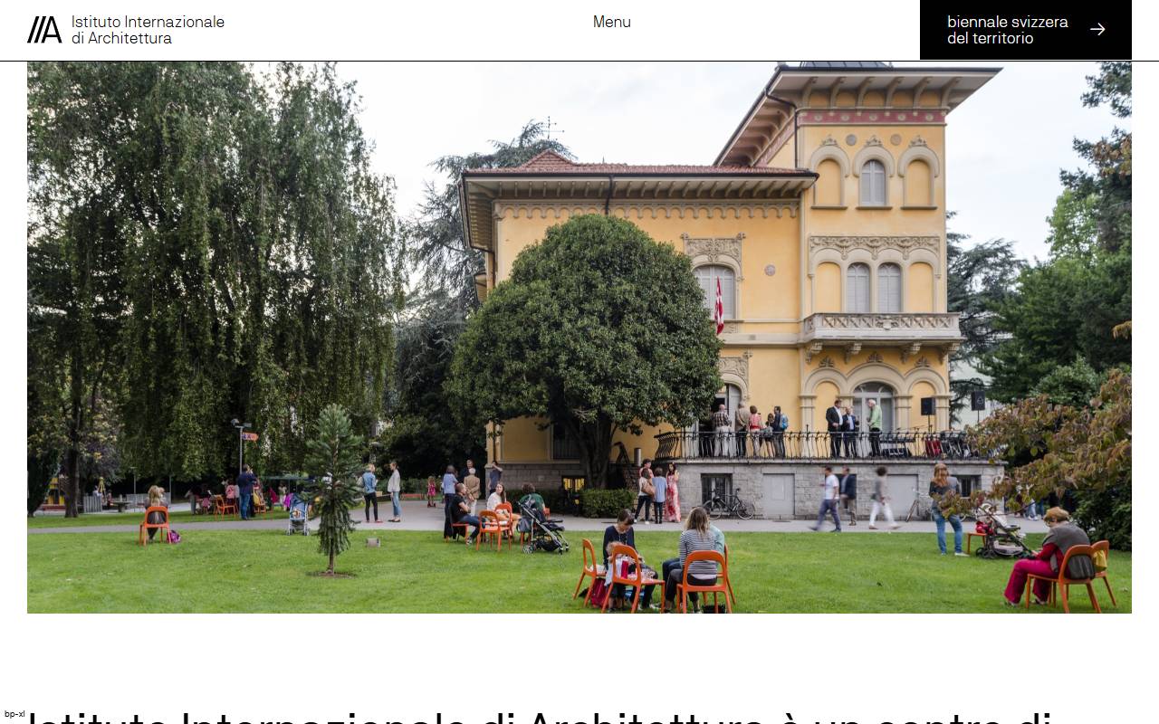 Anteprima del sito: I2a FONDAZIONE ISTITUTO INTERNAZIONALE DI ARCHITETTURA