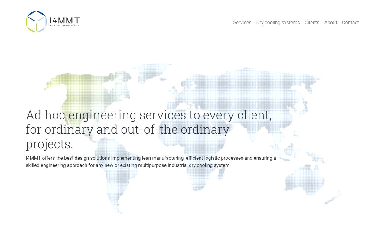 Anteprima del sito: I4MMT & Global Services Sagl