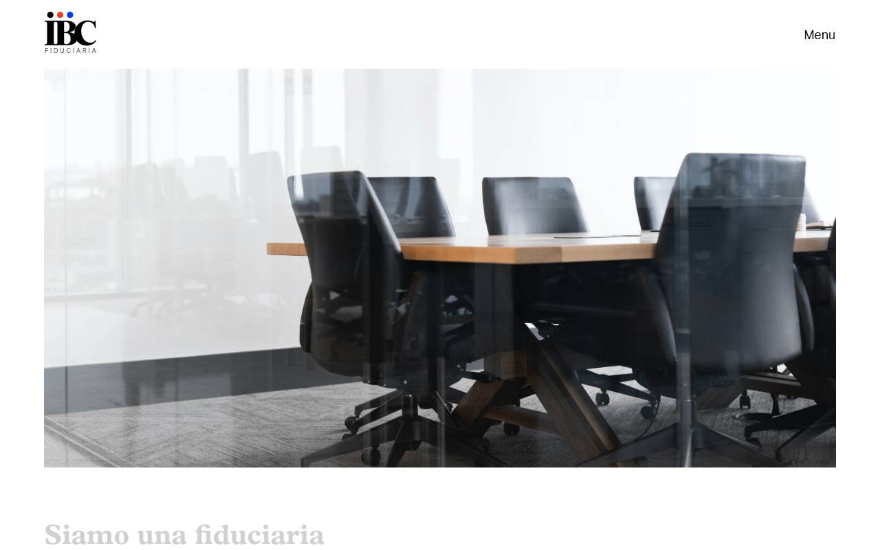 Anteprima del sito: IBC Fiduciaria Sagl