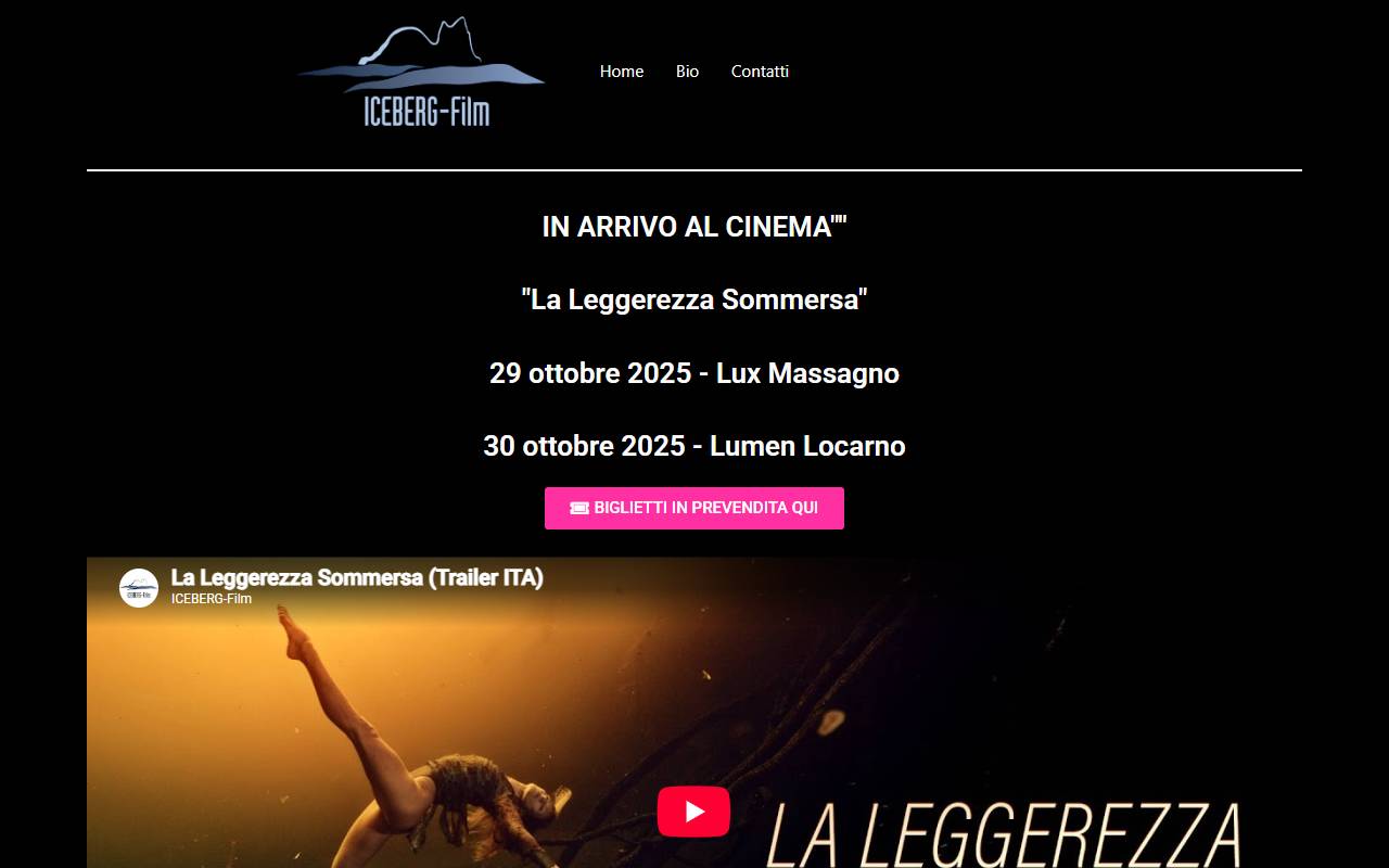 Anteprima del sito: Iceberg Film SA