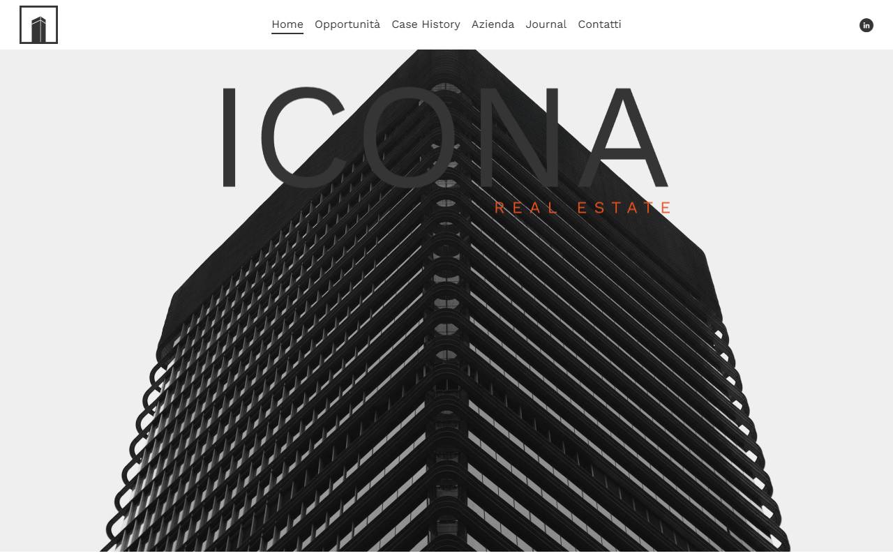 Anteprima del sito: ICONA REAL ESTATE SRL, Padova, succursale di Stabio