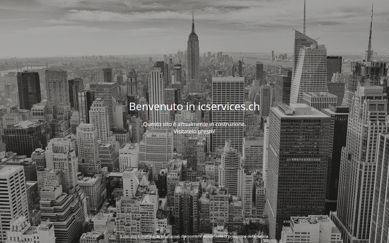 Anteprima del sito: IC SERVICES Sagl