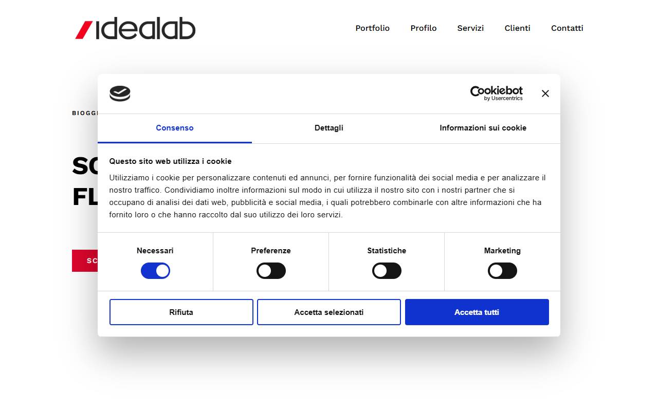 Anteprima del sito: IDEALAB COMMUNICATION SA