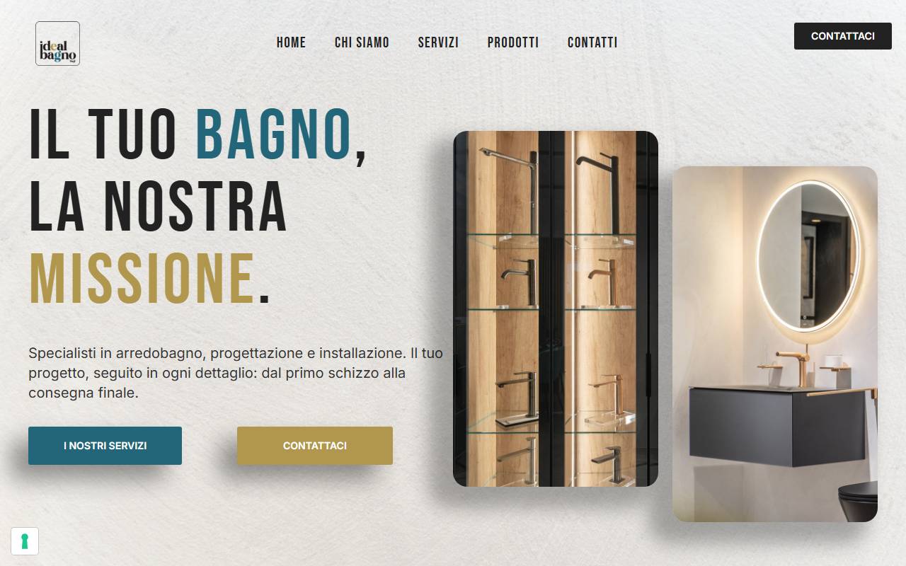 Anteprima del sito: idealbagno sagl