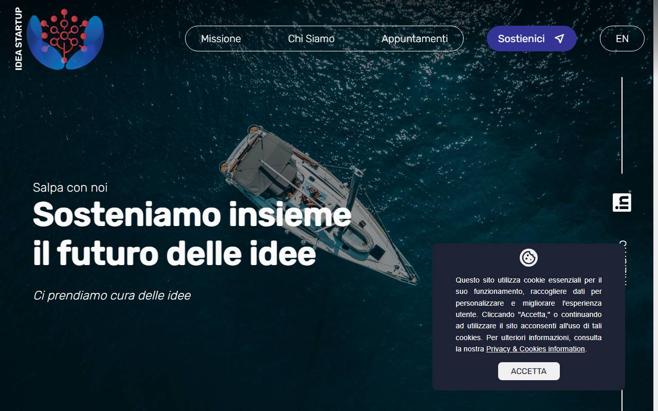 Anteprima del sito: Associazione Idea Startup