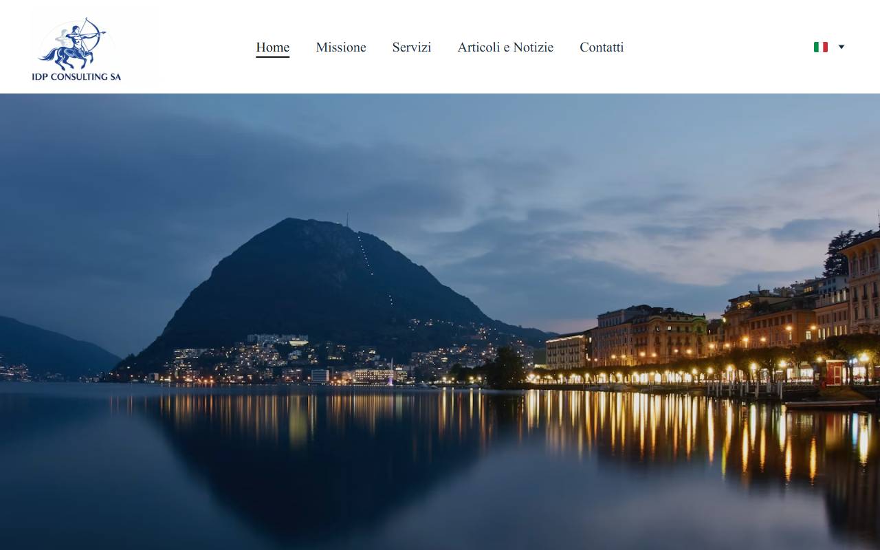 Anteprima del sito: IDP Consulting SA