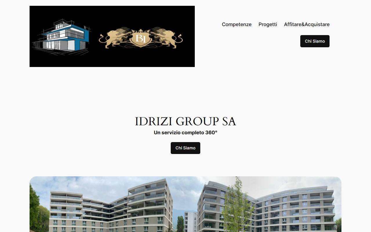 Anteprima del sito: IDRIZIGROUP SA