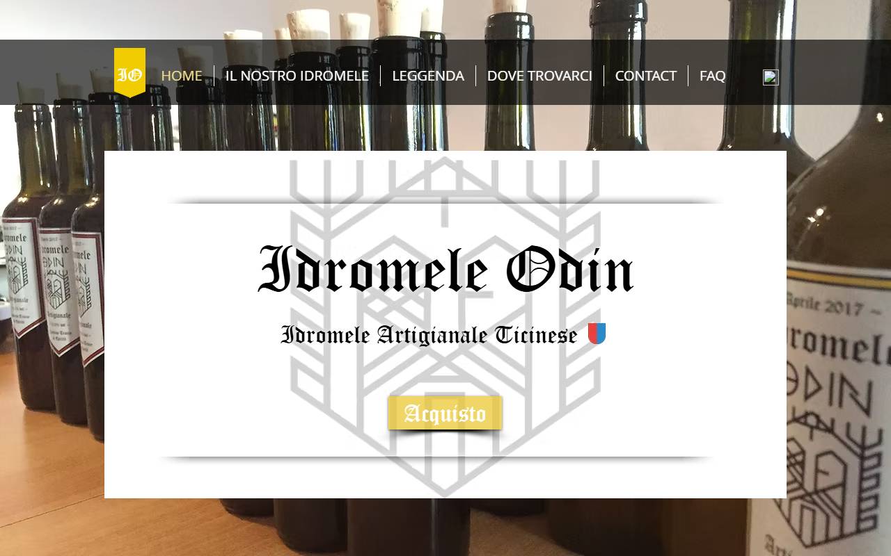 Anteprima del sito: Idromele Odin SNC