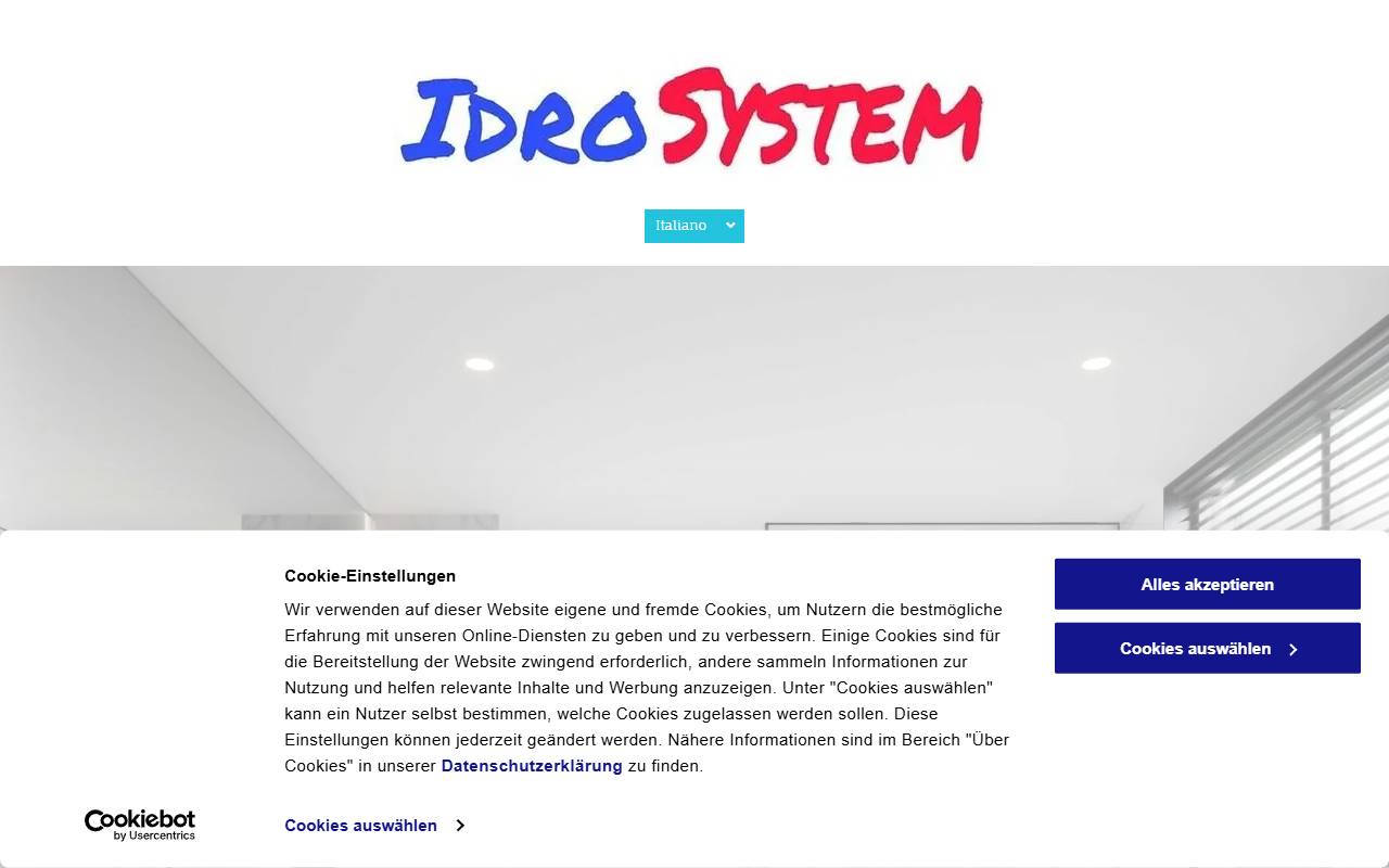 Anteprima del sito: IdroSystem di Dojic