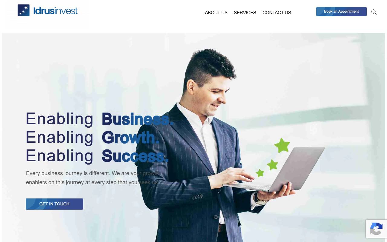 Anteprima del sito: IDRUSINVEST SA