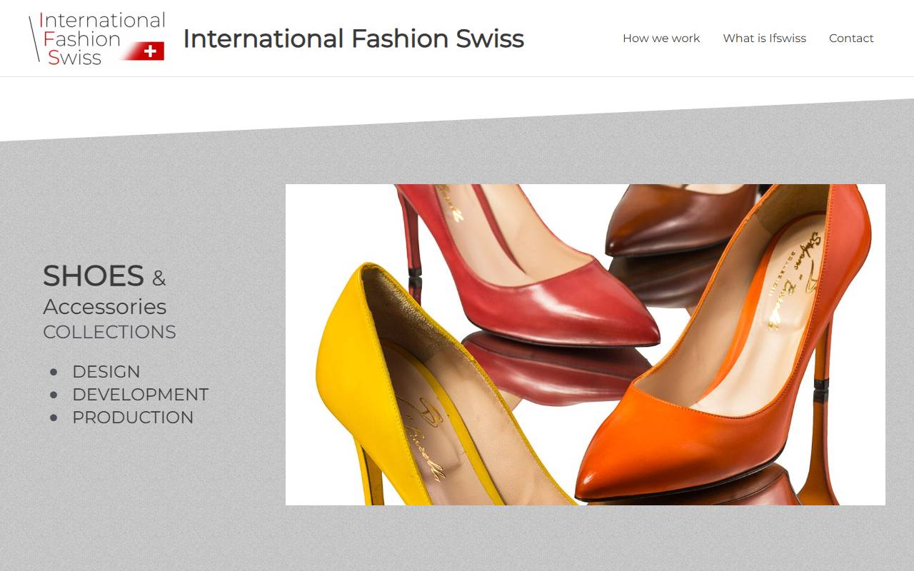Anteprima del sito: IFS International Fashion Swiss SAGL