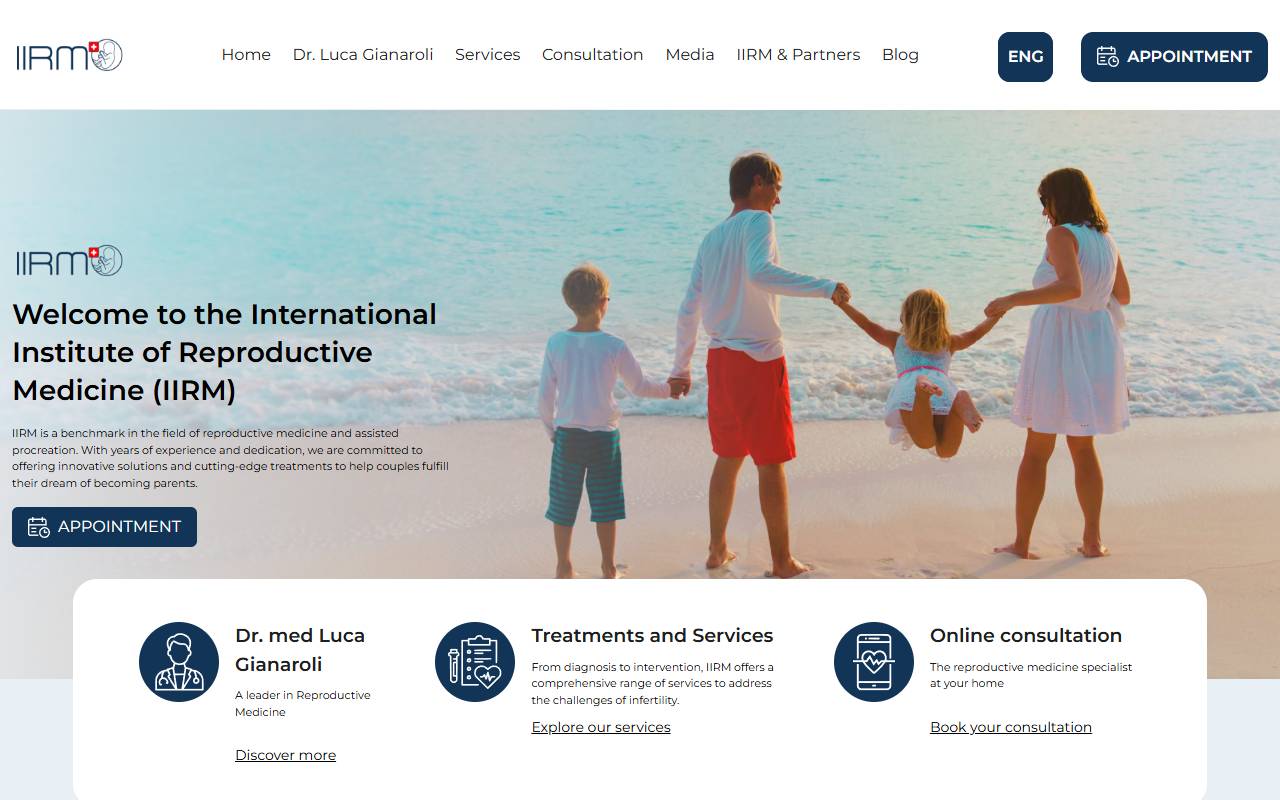 Anteprima del sito: IIRM SA