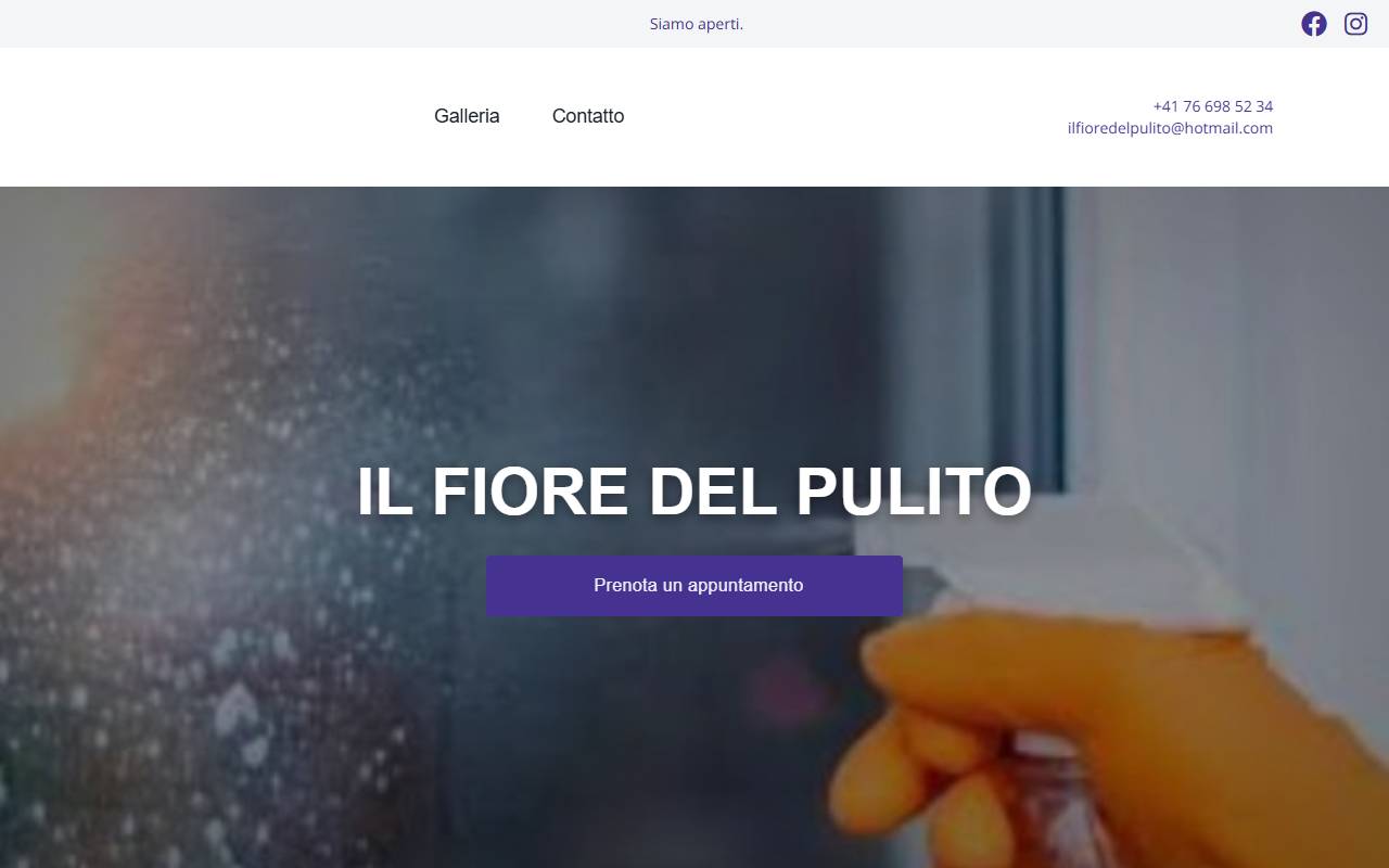Anteprima del sito: IMPRESA PULIZIA IL FIORE DEL PULITO DI MARRAZZO
