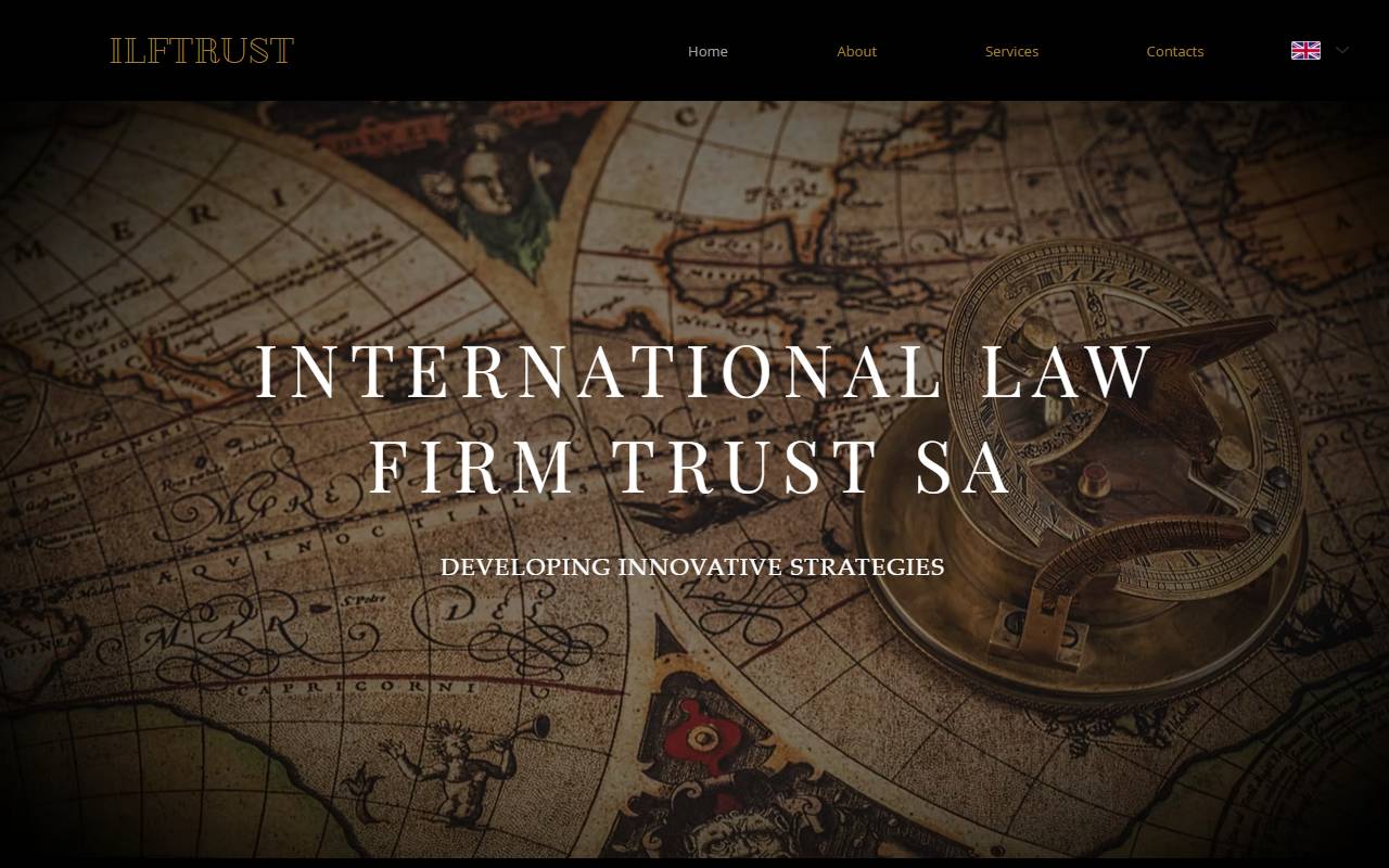 Anteprima del sito: International Law Firm Trust SA, ILF Trust